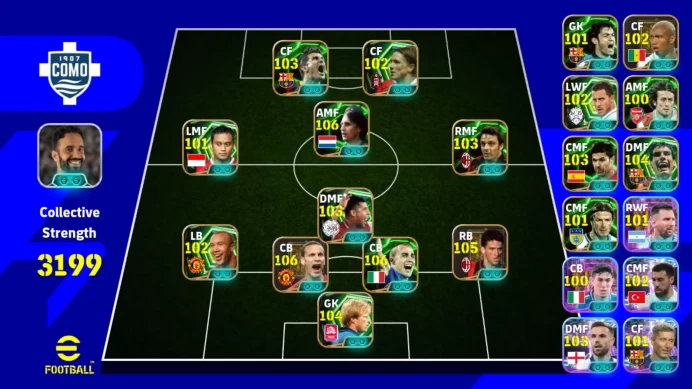 Android Power 3199 | David Villa Epic DB | Johan Cruyff Epic DB | Rio Ferdiand  Epic  | Christian Panucci Epic EFB313B  2026