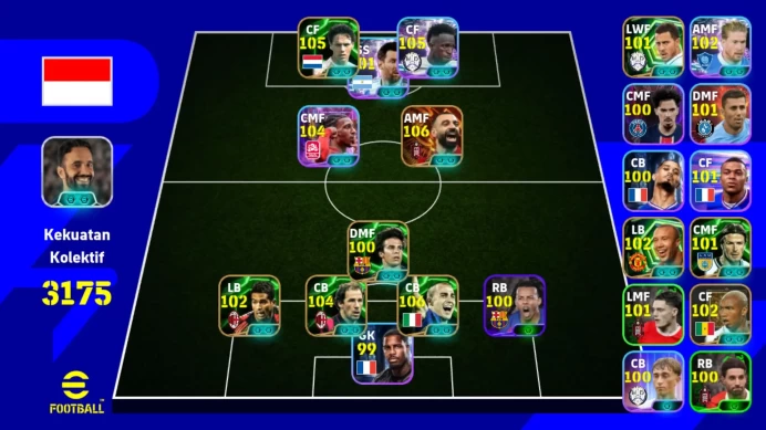 Android Power 3175 | Salah Big time , Vinicius Junior Show time , Olise Show time , Cannavaro , Baresi EFB326B 2026