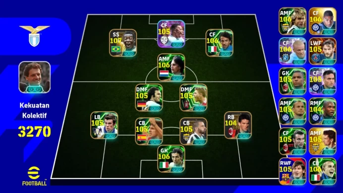Android Power 3270 | Pele Epic db , Mbappe Show time , Del Piero Epic db , Cruyff Epic db , Beckenbaurer epic db  EFB341B 2026
