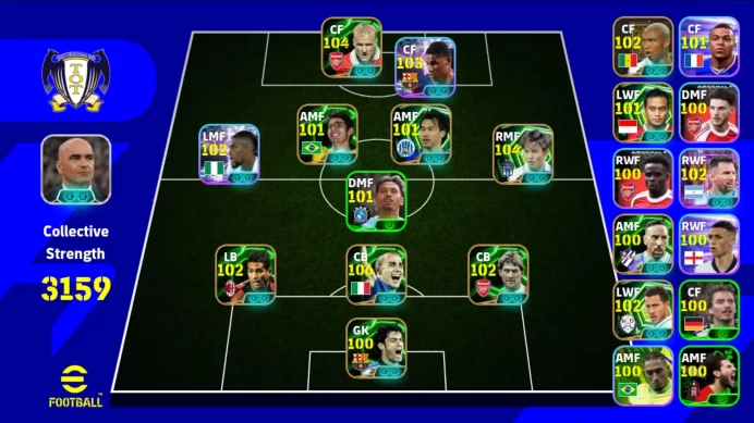 Android Pwr 3159 | kubo epic db, dennis bergkamp epic db, rashford showtime, cannavaro epic db, iwobi showtime, EFB360B 2026