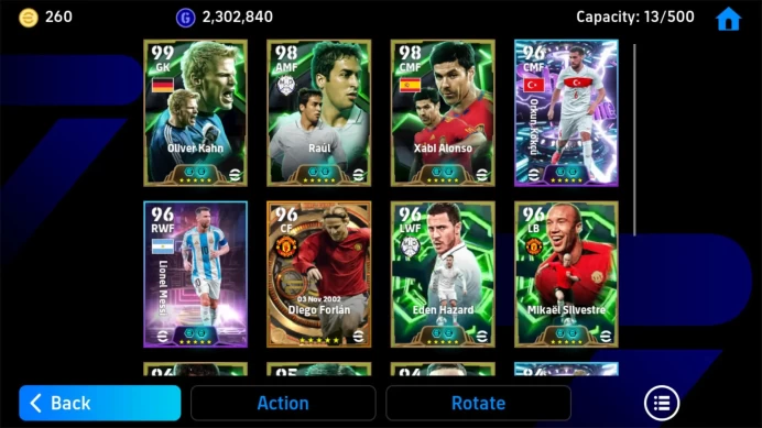 Android Pwr3141| Kahn Epic DB | Raul Epic DB | Alonso Epic DB | Orkun Show Time | Messi Show Time | Forlan Big Time|EFB370B 2026