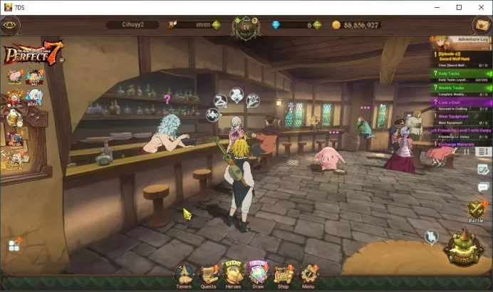 Global|522K CC|1 LR+5 UR+Collab ReZero|Elizabeth,Nemesis Meliodas,Meresca,Skuld,Lancelot,Demon King Meliodas|CodeOnly(SDS4483)
