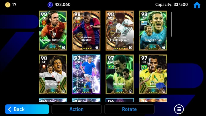 Android Pwr 3161 | Rivaldo Big Time | Rijkaard Big Time | Forlan Epic DB | Denilson Epic DB | Raul Epic DB EFB383B 2026