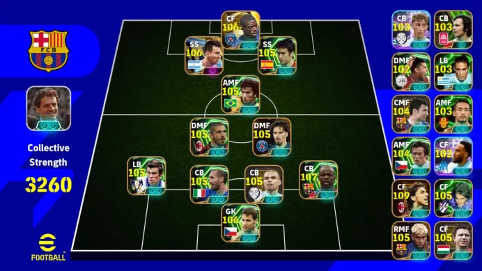 Android Power 3260 | Ousmane Dembele Epic DB | Raul Epic DB | Messi Bigtime | Zico Epic DB | Vitinha Epic DB EFB384B 2026