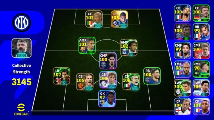 Android Pwr 3145 | Epics: Cannavaro, Ferdinand, Diouf, Serginho | ShowTime: Messi, Huijsen | EFB388B 2026 |