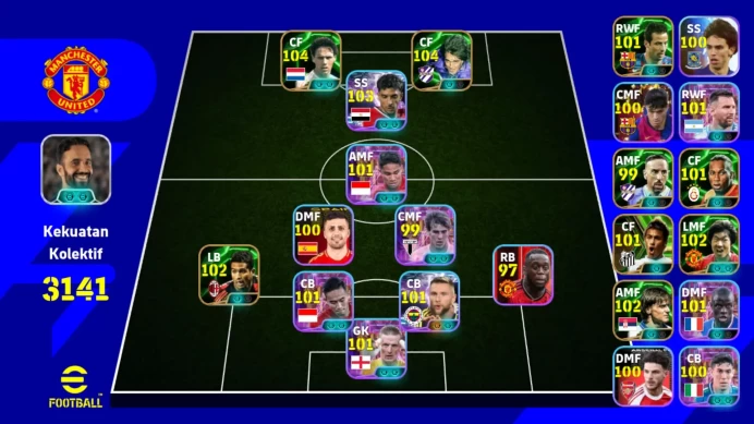 Android Pwr 3141 | ST: Omar Marmoush, Marselino Ferdinan, Rizky Ridho, Skriniar | EFB395B 2026 |