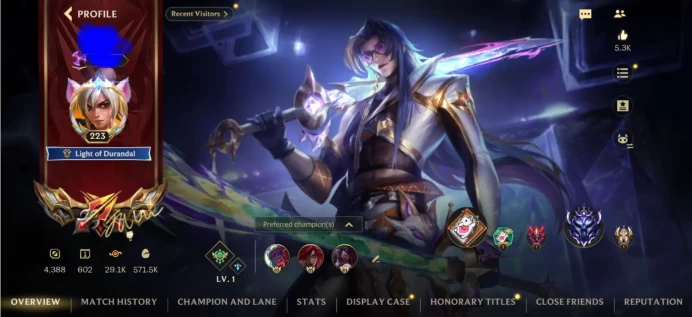 [409][Android&İos][EU]Diamond+154Skin+Prestige Hearsteel Yone , Cafe Cuties Yuumi Mythic Chroma , Petals Of Spiring Lilia , Crystal Rose Akali