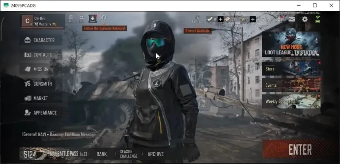 MOBILE Lvl 30|SV 42M|CV 20M|2 Set|Symphony AUG|03 Heavy|Manny Weapon & Gear Skin|CN OFF|Infinite|Check SS(AB3224)
