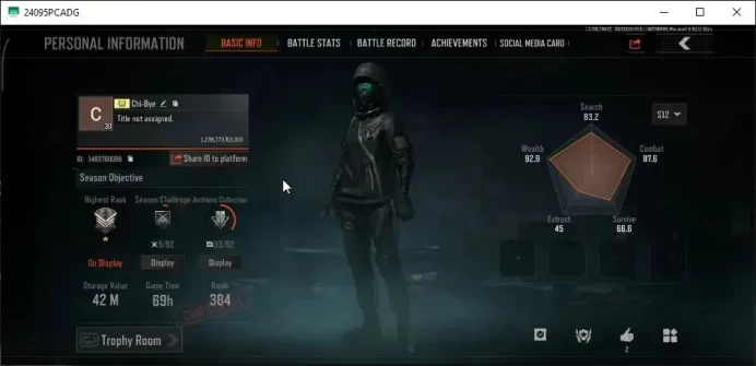 MOBILE Lvl 30|SV 42M|CV 20M|2 Set|Symphony AUG|03 Heavy|Manny Weapon & Gear Skin|CN OFF|Infinite|Check SS(AB3224)