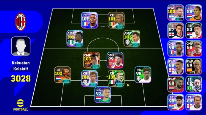Android Pwr 3028 | Pedri Big time | El-Hadji Diouf Epic db | G. van Bronckhorst Epic db | Fabio Cannavaro Epic db EFB425B 2026