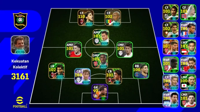 Android Pwr 3161 | Ibrahimovic big time , Vieira Epic db , Huijsen Show time , Atep , Sinji Ono | manager Capello EFB430B 2026