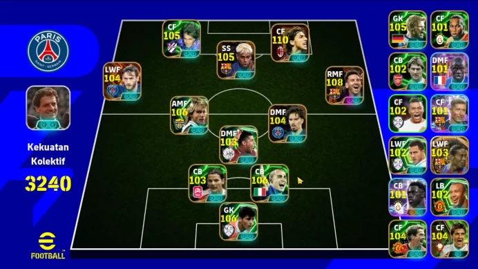 Android Pwr 3240 | Zlatan Ibrahimovic Big time | Lionel Messi Big time MSN | Lamine Yamal Epic Balon Dor  EFB431B 2026