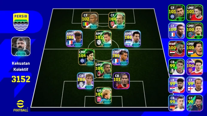 Android Power 3152 | Bergkamp Epic db , Gattuso Epic db , Zanetti , Okhan EFB438B 2026