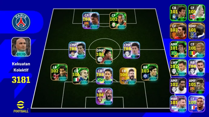 Android Pwr 3181 | Arda Guller Show time , Pique Epic db, Savic Show time , Cannavaro , Zanetti | Manager Martinez EFB442B 2026