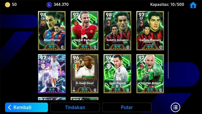 Android Pwr 3150 | Epics: Ferrer, Berbatov, Donadoni, Massaro, Diouf | ST: Huijsen | EFB449B 2026