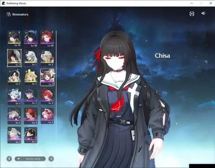 SEA | UL 46 | 1 Limited | Chisa R3 + Signature | Data Bank Lv 25 | MC Female | Log Kuro | Check SS (WW3401)
