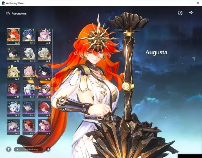 SEA | UL 50 | 3 Limited | Augusta R3+Sign,Denia,Luno | Data Bank Lv 30 | MC Female | Log Kuro | Check SS (WW3395)
