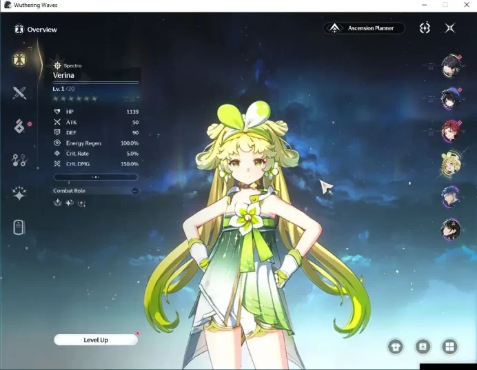 SEA| UL 46 | 58,3K Astrite,124 Lustrous Tide,Starter Gacha Selector On | Data Bank Lvl 29 | MC Female |Log Kuro|Check SS(WW3394)