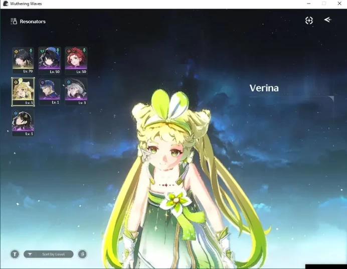 SEA| UL 46 | 58,4K Astrite,123 Lustrous Tide,Starter Gacha Selector On | Data Bank Lvl 29 | MC Female |Log Kuro|Check SS(WW3392)
