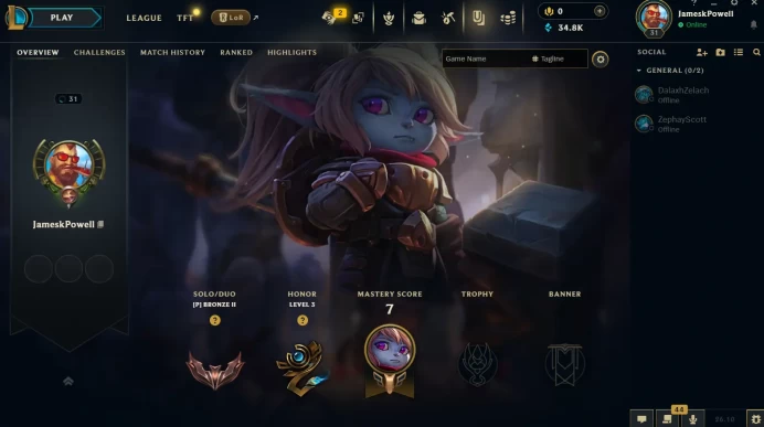 Euw S16 Split 2! Bronze 2 - 1 Win 0 Lose - AGED FRESH - Ranked Ready - Full Access