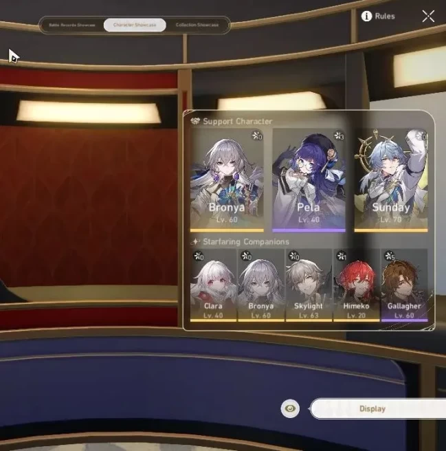Asia|TL 56|3 Golden Companion|7 Limited|Evanescia,Silver Wolf 999,Acheron,Sunday,Sparkle,Archer,Dante|TakeMail|Check SS(HSR7227)