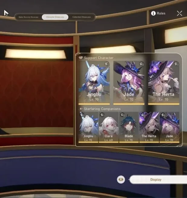 Asia|TL 60|Selector B5 ON + 1 Golden Comp|6 Limited|The Herta,Jade,Jingliu,Bladee,Dr Ratio,Archer|MC Male| Take Mail (HSR7226)