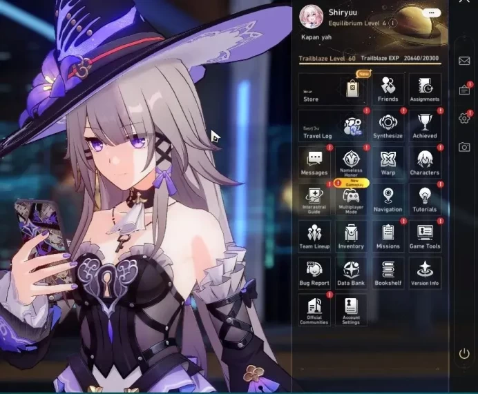 Asia|TL 60|Selector B5 ON + 1 Golden Comp|6 Limited|The Herta,Jade,Jingliu,Bladee,Dr Ratio,Archer|MC Male| Take Mail (HSR7226)