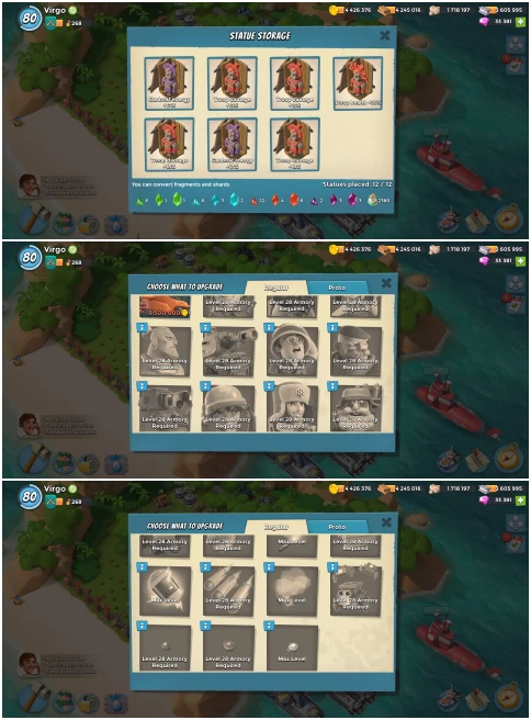 18 - Lv 80 | HQ 27 | PP 2380 | VP 268 | Many Prototype | 33381 Diamond | INSTANT DELIVERY!  