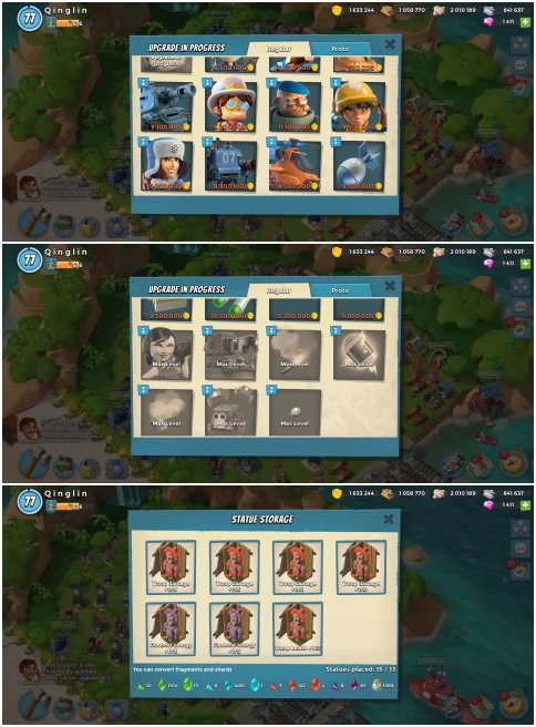 19 - Lv 77 | HQ 28 | PP 3389 | VP 576 | Many Prototype and Stone | 1411 Diamond | INSTANT DELIVERY!