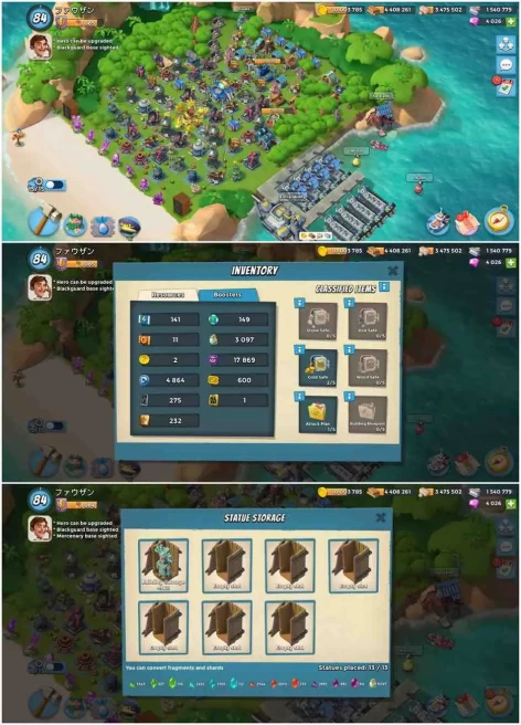 35 - Lv 84 | HQ 28 | PP 3097 | VP 1084 | Many Stone | 4026 Diamond | INSTANT DELIVERY!