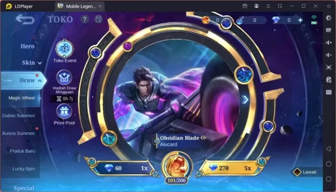 Global|Hero132|Skin 301|Renowned|K.F.P Thamuz|Collector Natalia|Prime Beatrix|KOF Karina|Transformers Roger|More CheckSS ML2019B