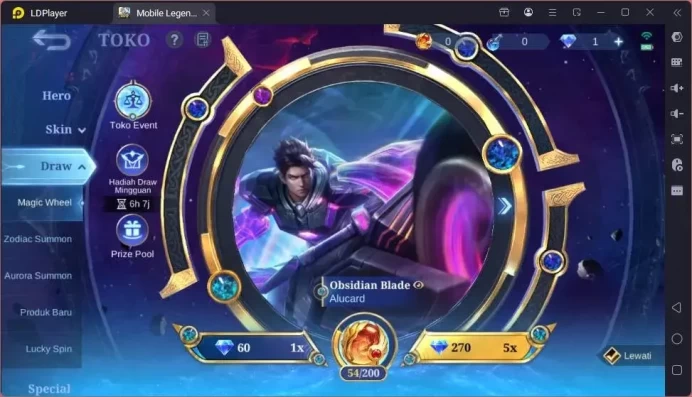 Global|Skin 218|Renowned|Collector Natalia|Prime Claude+Granger|KOF Karina|Naruto Vale|Spongebob Cyclops|More Check SS ML2023B