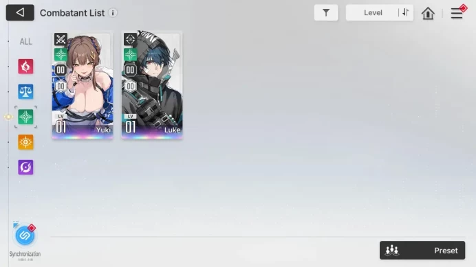 Global | Lvl 21 | 3 SSR | Yuki | Luke | Mei Lin | Partner Westmacott | Selector On | More Details Check SS | RA759B