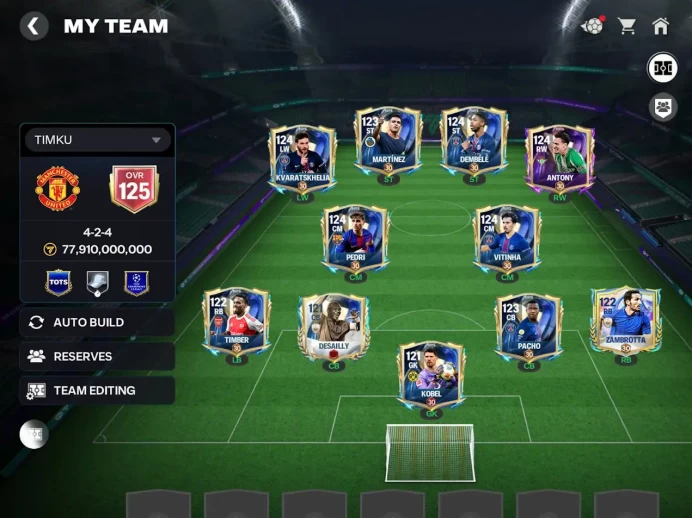 FCM 43:  FC FIFA MOBILE  /All Platform Global  - Over 125/77B Value  - 566M Gold