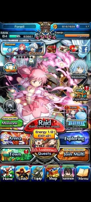 Global|Rank 84|19 Ascend|[Roy,Inumuta,Sayaka,LM Isllid,Chloe]+TW,S Miyu,Isllid Pinnacle,Saber,Etc|Lpot 257|Check SS|(GS2280)