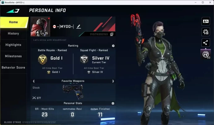 ASIA | 1 ETERNAL: Desert Eagle-Scorpius | 5 Legendary Guns |Legend Skin Ethan-Codebreaker|More Check SS BS1033B