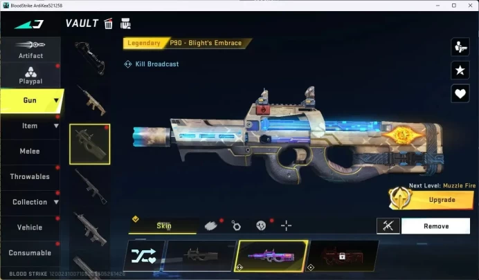ASIA |Collab MCX - EVA-00 [EVANGELION] | Ultra FAL - Supernova|Legendary P90-Blight's Embrace|More Check SS BS1044B
