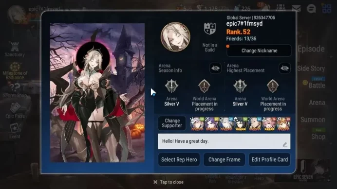 GLOBAL Unverif|New Era|6 ML[Har setti,A Tywin,DD Ray]+Ivana,TA Coli,Setsuka,Etc|PoH ON|Theater Untouch|54K Stigma|Stove(ES4875)