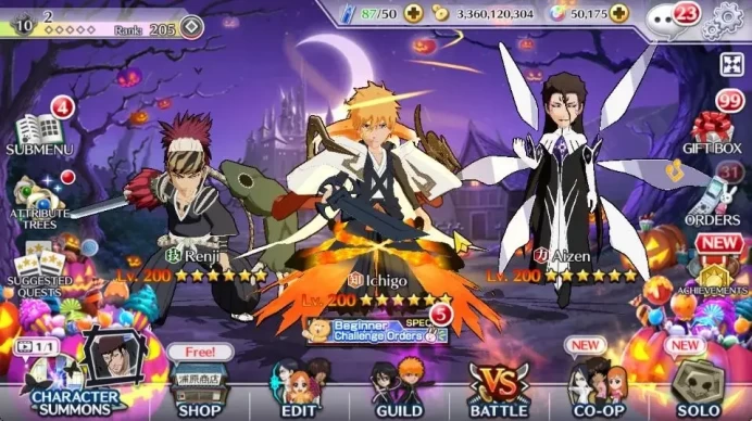 [GLOBAL]50K Orb|Ichigo 10th Aniv,New Ichigo Renewed,TYBW26[Momo,Shinji],TYBW25[Renji,Nanao],Aizen,Etc|6K AccTic|Klab ID(BBS2678)