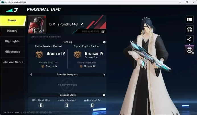 ASIA | Ultra M4A1-Apocalypse | BLEACH Byakuya Kuchiki | 4 BLEACH chests | Name-Changing Card|More Check SS BS1046B