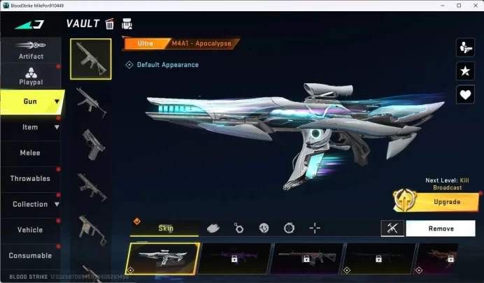 ASIA | Ultra M4A1-Apocalypse | BLEACH Byakuya Kuchiki | 4 BLEACH chests | Name-Changing Card|More Check SS BS1046B