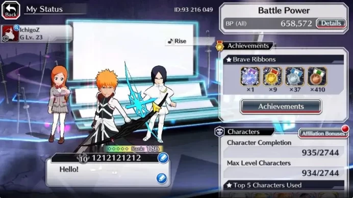 [GLOBAL]51K Orb|2 New Renewed Ichigo,Ichigo 10th Anniv,TYBW25[Yachiru,Nemu],Ururu,Kenpachi 9th,Etc|4,9K AccTic|Klab ID(BBS2676)