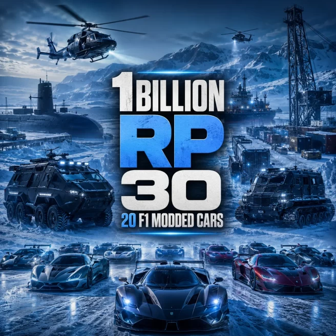 PS5 | Modded Account | 1B Total Assets | 304 Deluxos | 25M Pure Cash | RP 30 | 20 F1 Modded Cars | 24/7 Support | ARX134