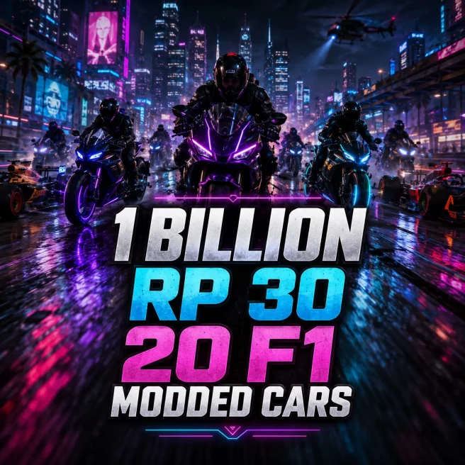 PS5 | Modded Account | 1B Total Assets | 304 Deluxos | 25M Pure Cash | RP 30 | 20 F1 Modded Cars | 24/7 Support | ARX135