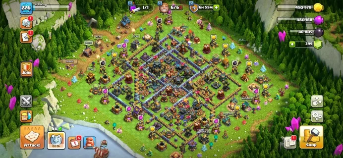 Town hall 17 Xp 226, high level Hero, 4 equipment epic, C6292