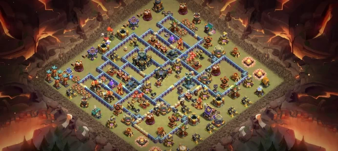 Th 17 Level 202 | Hero (70/71/55/26) | 10 Equipment Epic | 15 Magic Items | 8 Hero Skin | 688 War Stars | 1350 Gems