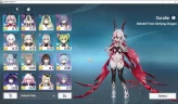 SEA Lv74|2 Fullset (Kiana Ba-Dum,Coralie VB), Coralie Dragon 1/4,Fu Hua Azure 1/4,Kiana HeVo 1/4 | 1 ELF+1 AOp|Take Mail|HI889