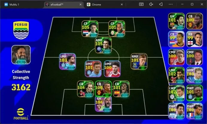 Android|PW 3162|Epic Matthaus,Baresi,Basten,Hazzard,Puyol|SHW Savic,De Bruyne,Marmoush,Olise,Messi(2)etc|2026|Check SS EFB1587B