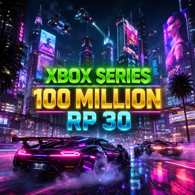 XBOX SERIES | Modded Account | 100M Total Assets | 24M Pure Cash | RP 30 | Instant Delivery | ARXGXS-122