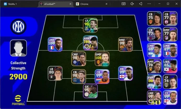 Android|PW 2900|Epic De Rossi, Shevchenko|Showtime Messi, Assensio etc|2026|Check SS EFB1584B